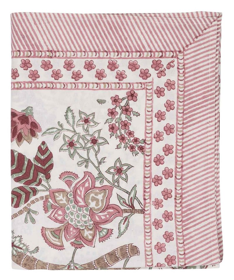 Tablecloth - Floral - Ruby 