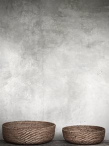 ALANG, round rattan bowls
