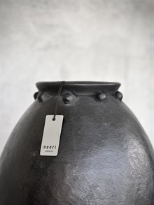 YASA big urn, black antique