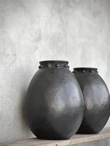 YASA big urn, black antique