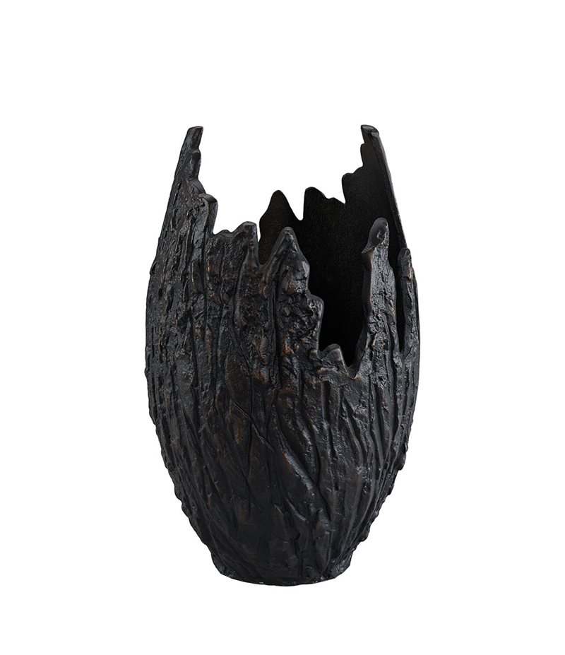 Fiora Flower vase antique black/brown