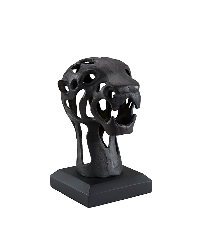 Panther decor antique black/bronze