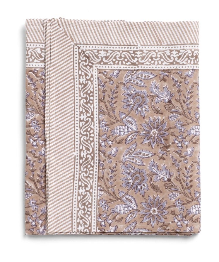 Tablecloth - Indian Summer - Brown/Lavender