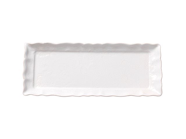 TRAY DISH, WHITE