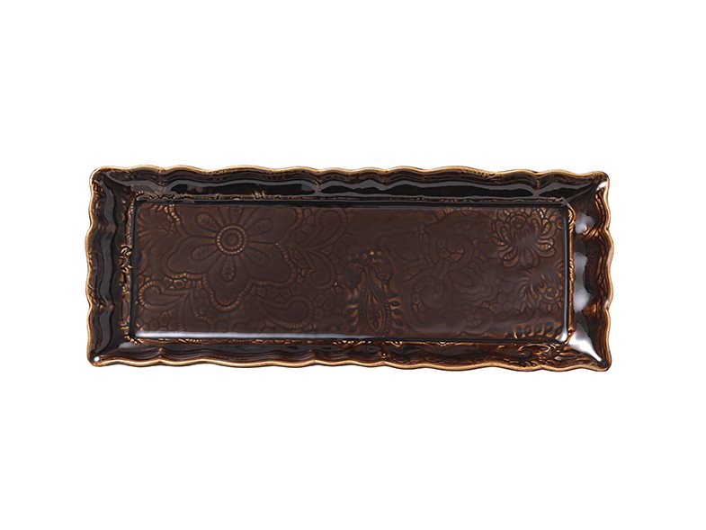 TRAY DISH, COFFEE