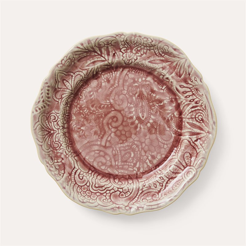 Assiette, old rose