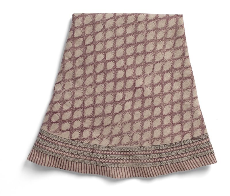 Linen Tablecloth - Cypress - Rose - round