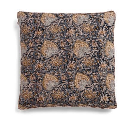 Linen Cushion Oriental - Navy Blue - 50x50cm