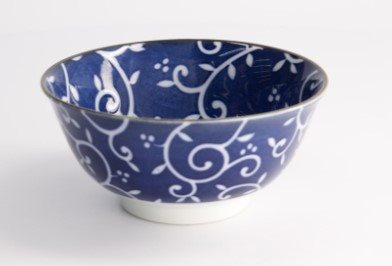 Blue Karakusa skål
