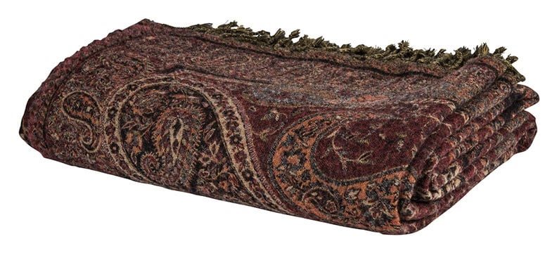 Wool Blanket - Paisley 