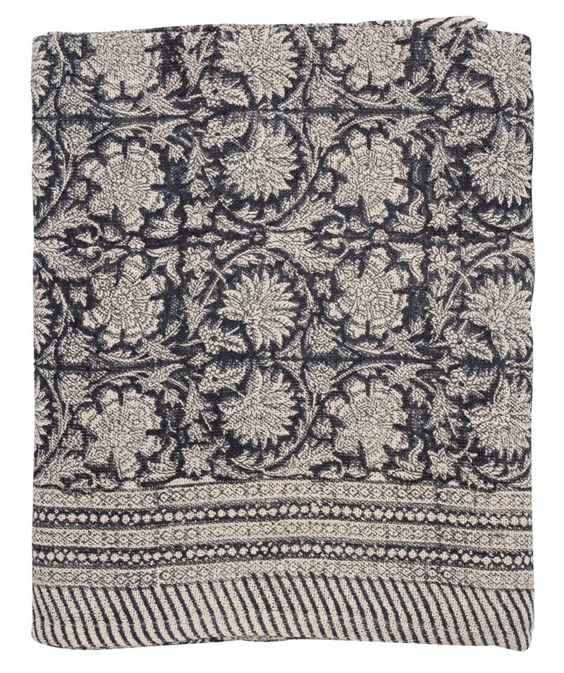 Linen Tablecloth - Paradise - Dark Blue