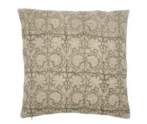 Linen Cushion - Paradise - Green