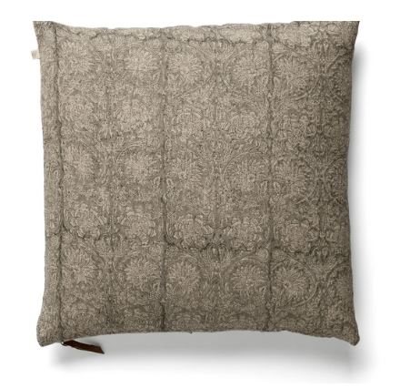 Linen Cushion - Paradise - Steel Grey
