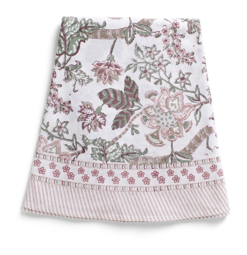 Tablecloth - Floral - Ruby