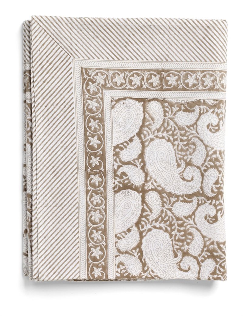 Tablecloth - Big Paisley® - Light Brown