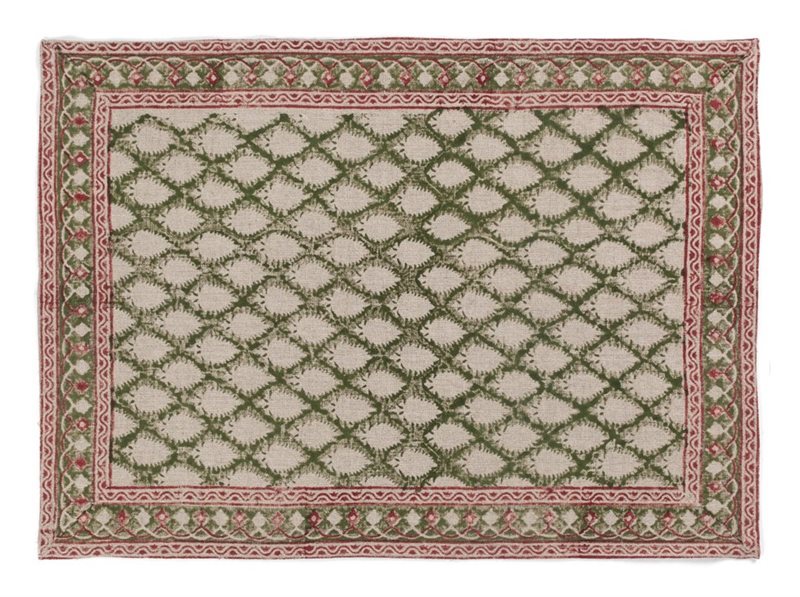 Linen Placemats - Cypress - Green