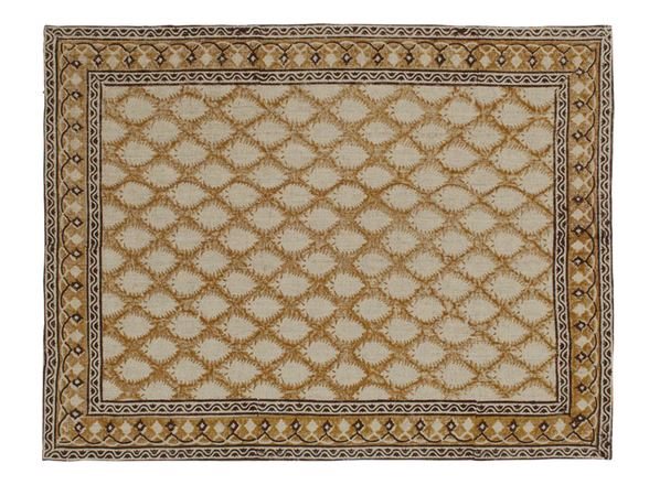 Placemats with Cypress print in Ochre