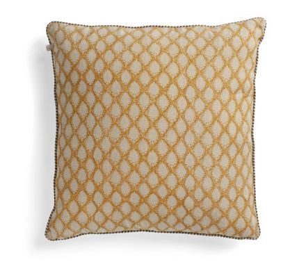  Linen Cushion - Cypress - Ochre - 50x50cm