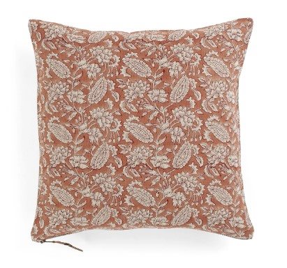 Linen Cushion Jodhpur Terracotta