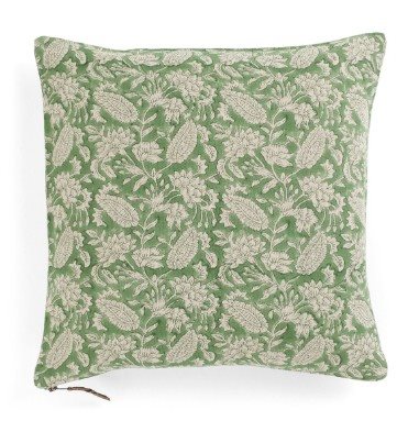 Linen Cushion - Jodhpur - Green