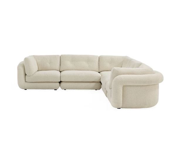 Pompidou Modular Five-Piece Sectional