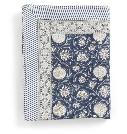 Tablecloth - Tangier Pomegranate - Blue