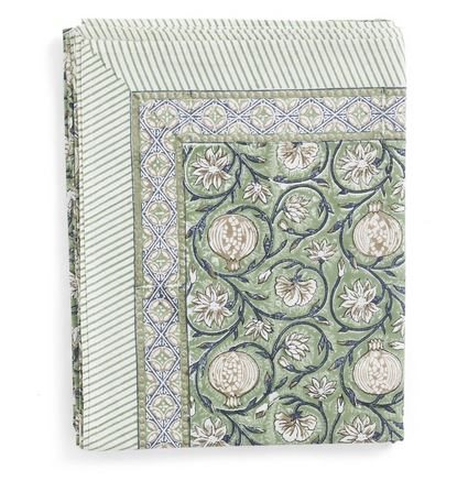 Tablecloth - Tangier Pomegranate - Green