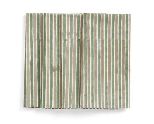 Napkins - Stripe Multi - Green - 50x50cm - set of 4