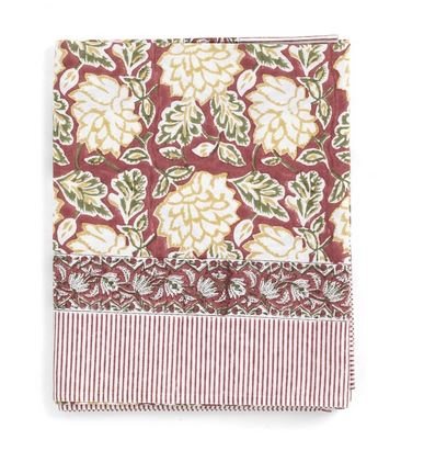 Tablecloth - Dahlia - Red Green