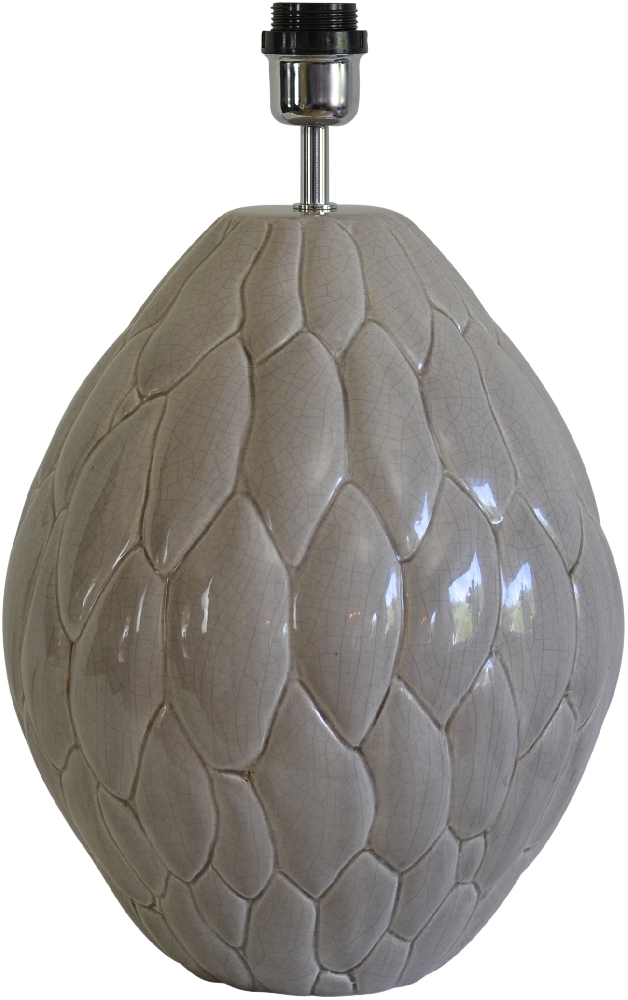 Honeycomb Lampfot Broken mud grey