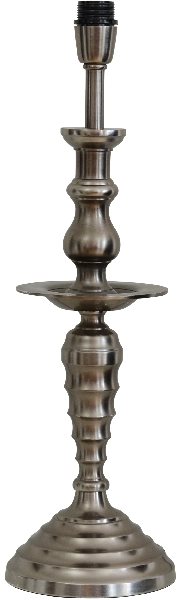 Lux Lampfot Antik Silver