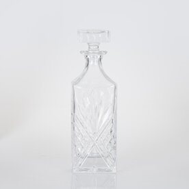 MB DECANTER SQUARE CRYSTAL H27