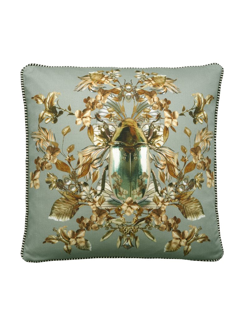 Monogram Cushion-SEAGRASS*