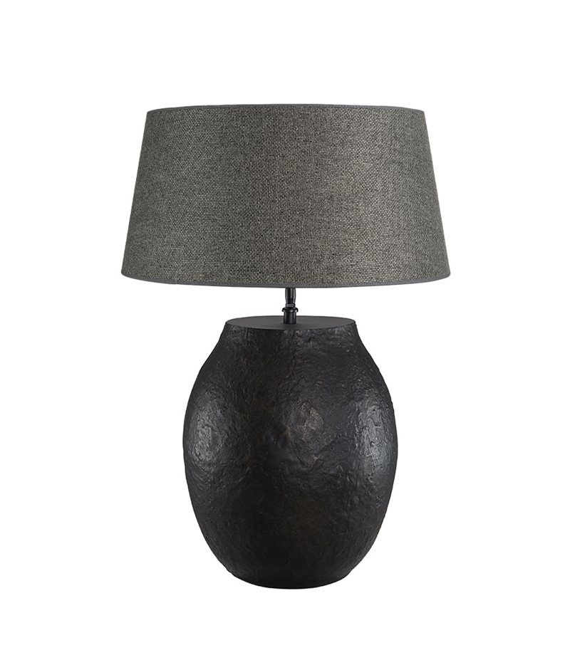 Fiora table lamp antique Black/brown
