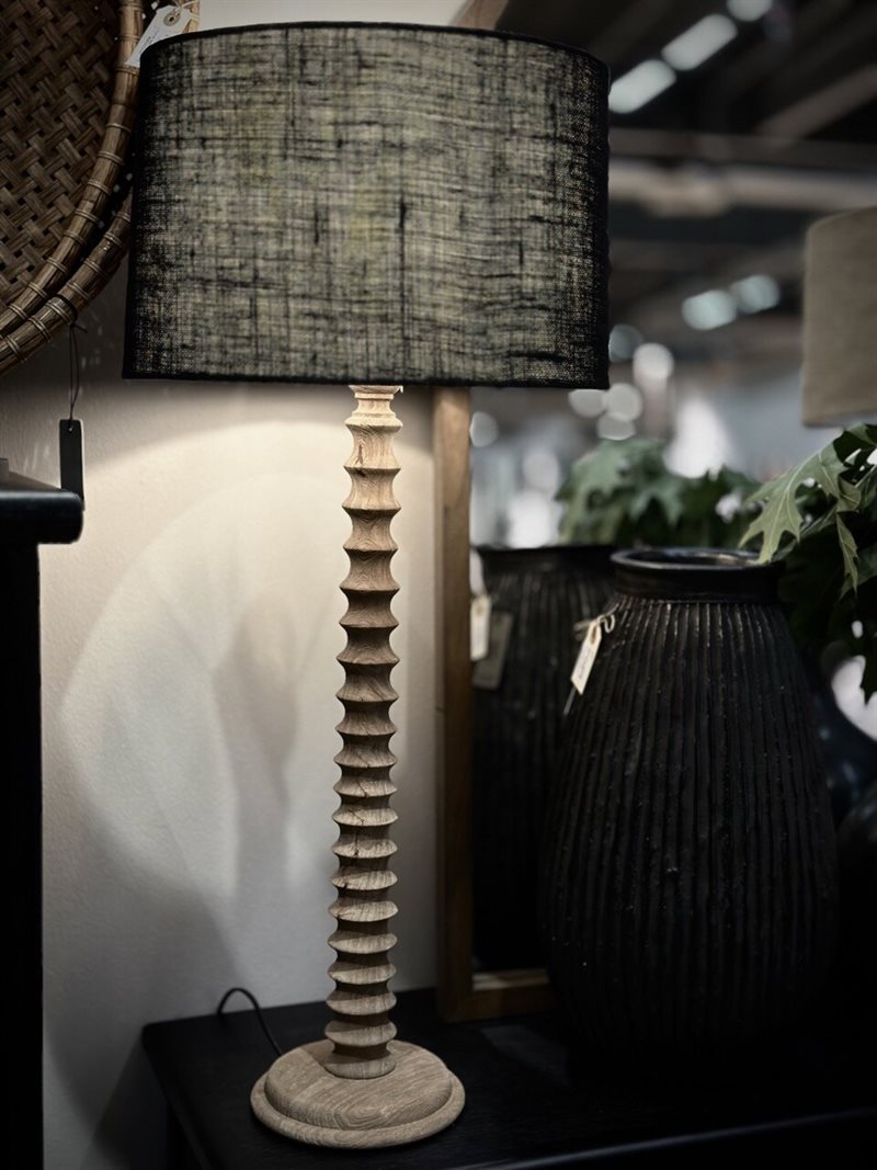RAMI table lamp, natural with shade