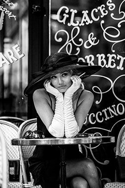 Josefine Lywinge Paris terrace