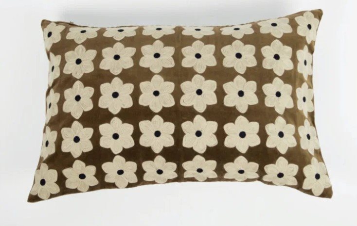 Daisy kuddfodral brun 40×60