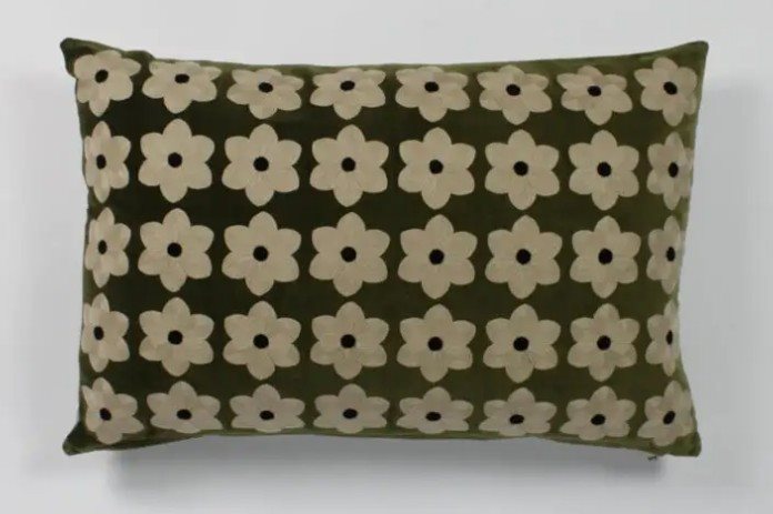 Daisy kuddfodral mossgrön 40×60