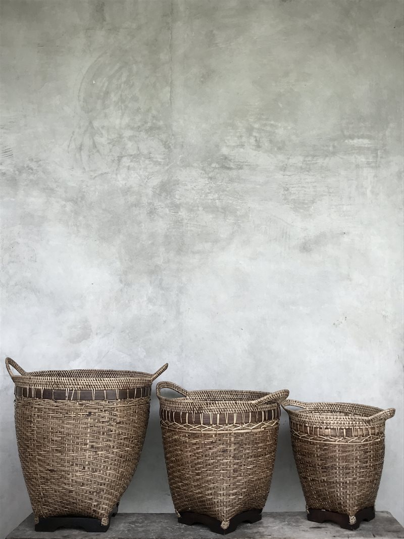 KAJA, baskets w/handle set 3