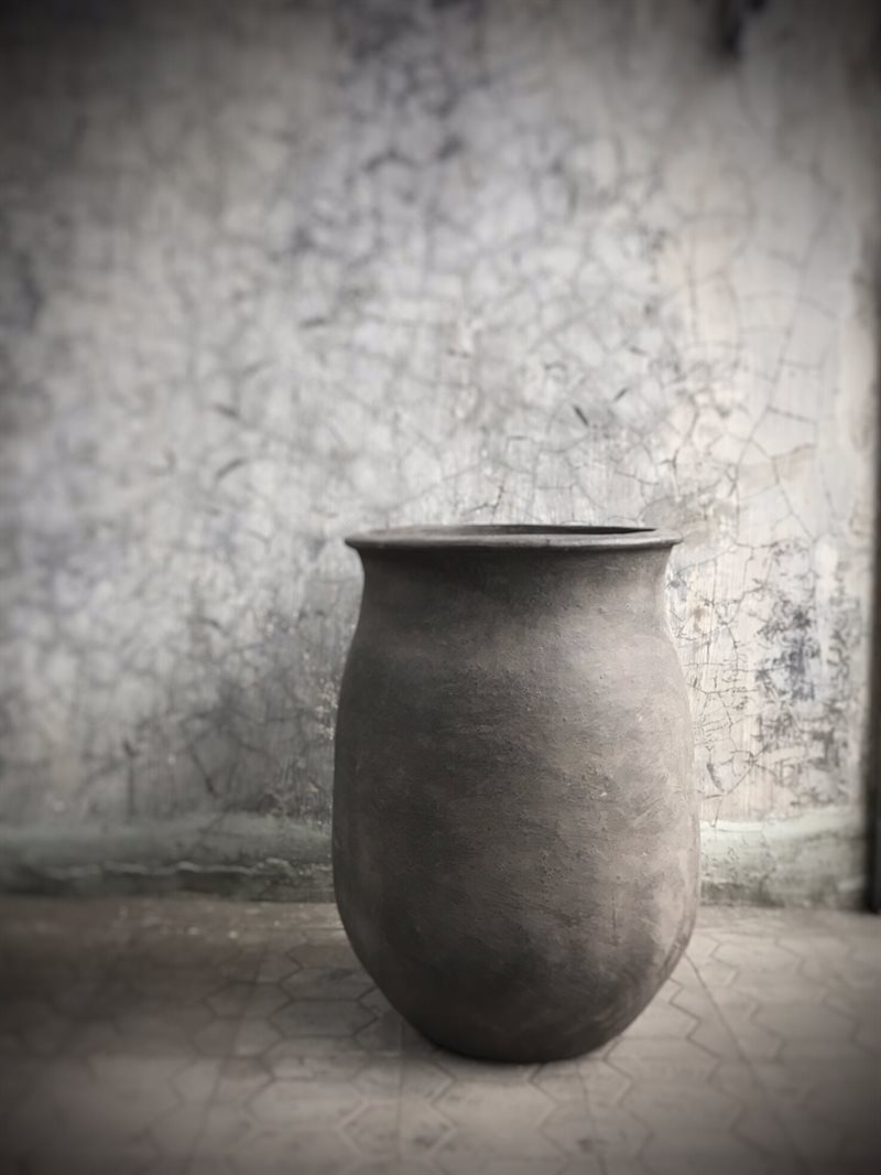 JALI big pot, black brown