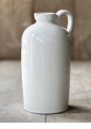 RODE vase with handle off white