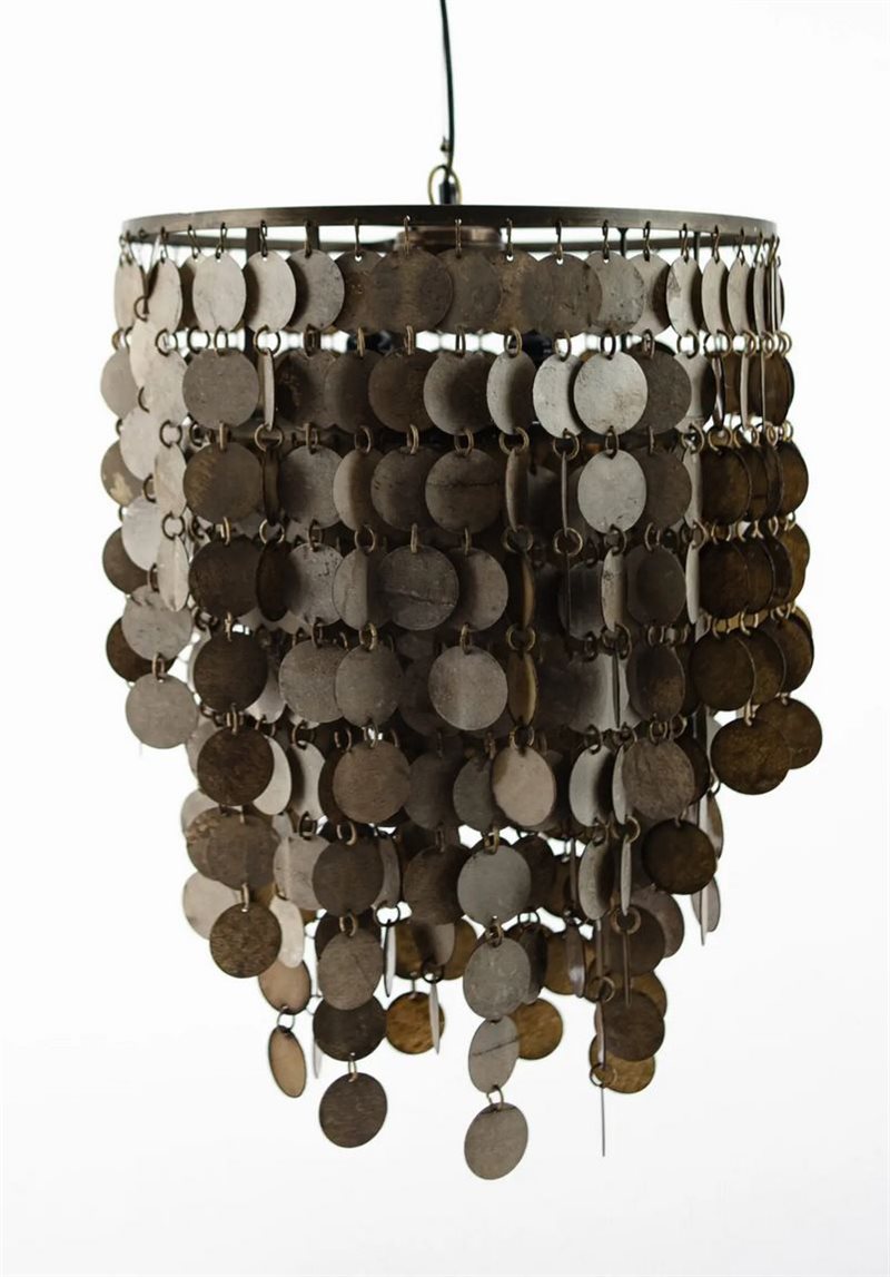 Yoko taklampa stor beige