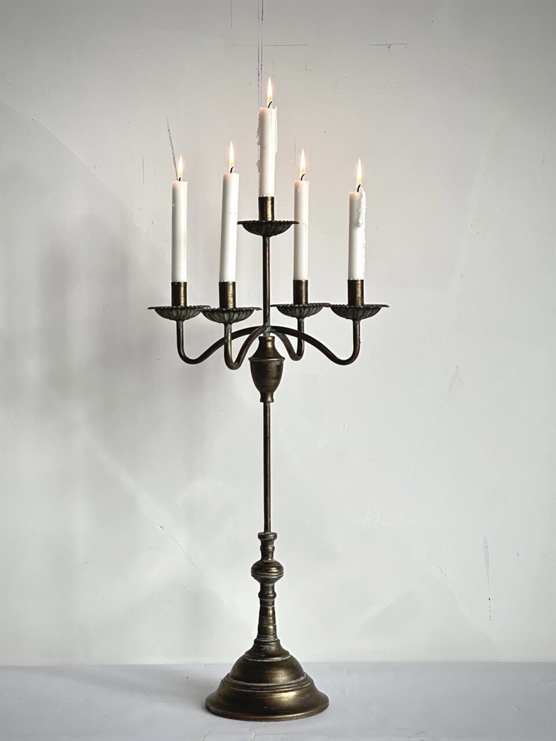 ZAMORA table candelabra 5 arm, vintage 