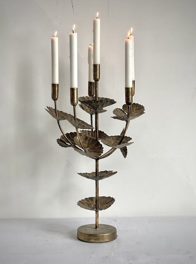 GOZA table candelabra 6 arm
