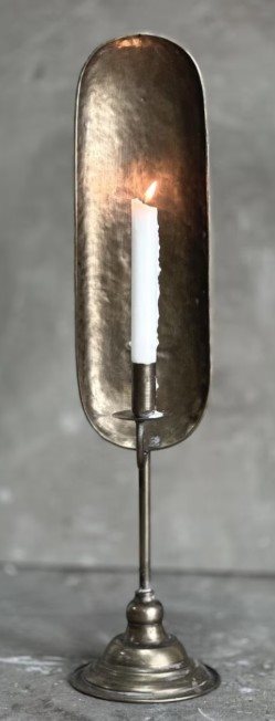 NOON candle holder antique gold