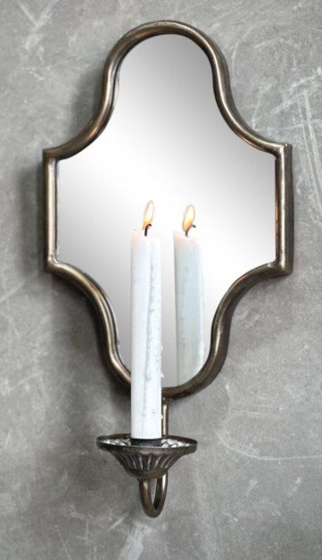 SOO wall candle holder antique gold