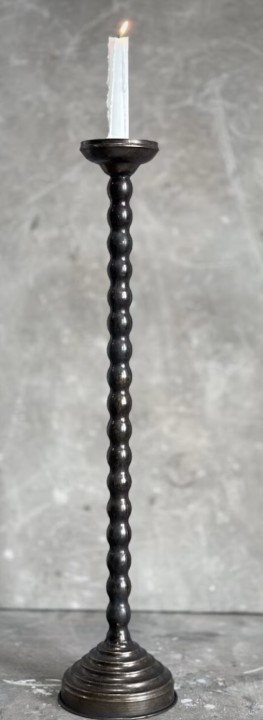 BOLLE candle holder, antique brown