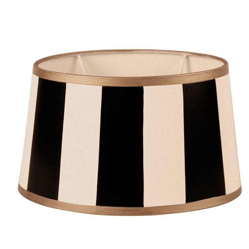 SHADE, OVAL, CREAM/BLACK