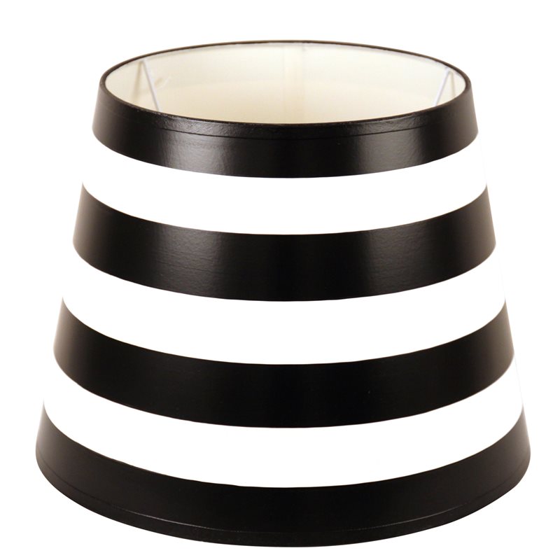 SHADE, ROUND, BLACK/WHITE HOR.