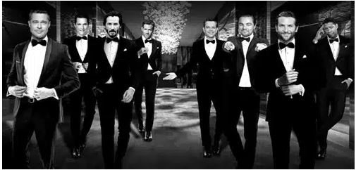 Oscar night b/w
